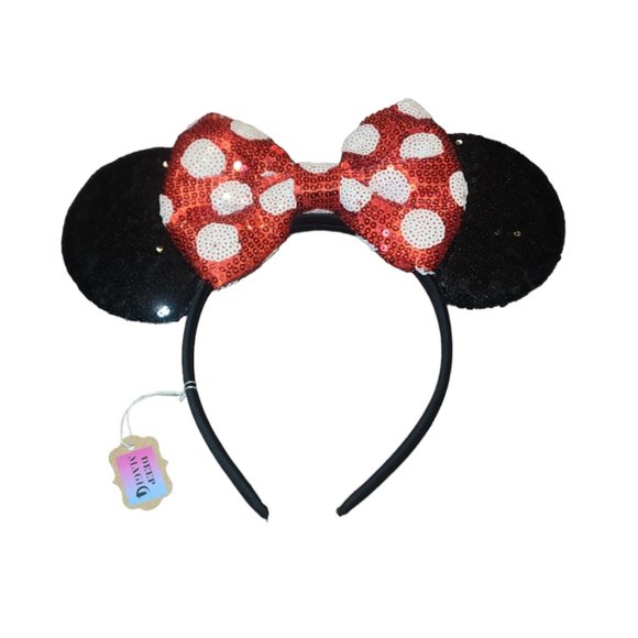 NWT Handmade 'Deep Magic' Classic Mouse Ears - Picture 2 of 7